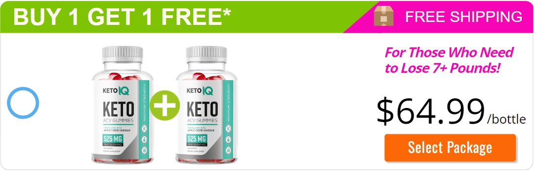 keto iq acv gummies 1 bottle price