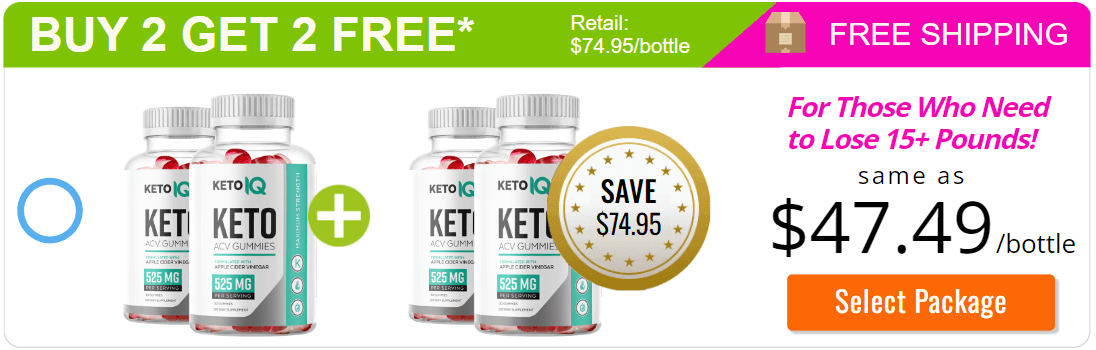 keto iq acv gummies 2 bottles price